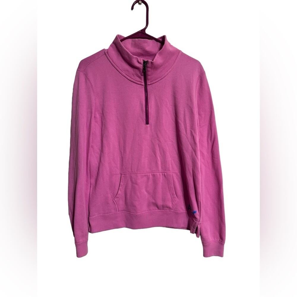 American Eagle Size Small Pink Half Zip Sweatshirt
